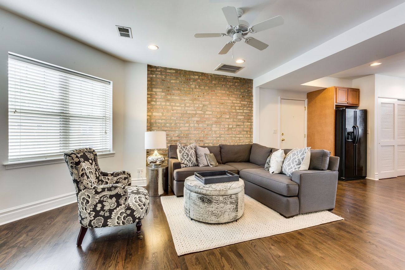 Troy St — living room seating area, second angle