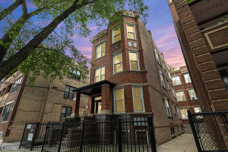 Exterior of the vintage brick building housing Ukrainian Village 6
