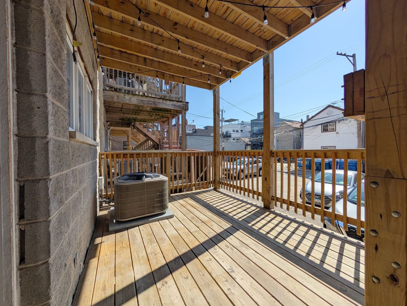 Walton Street Fourplex — private deck