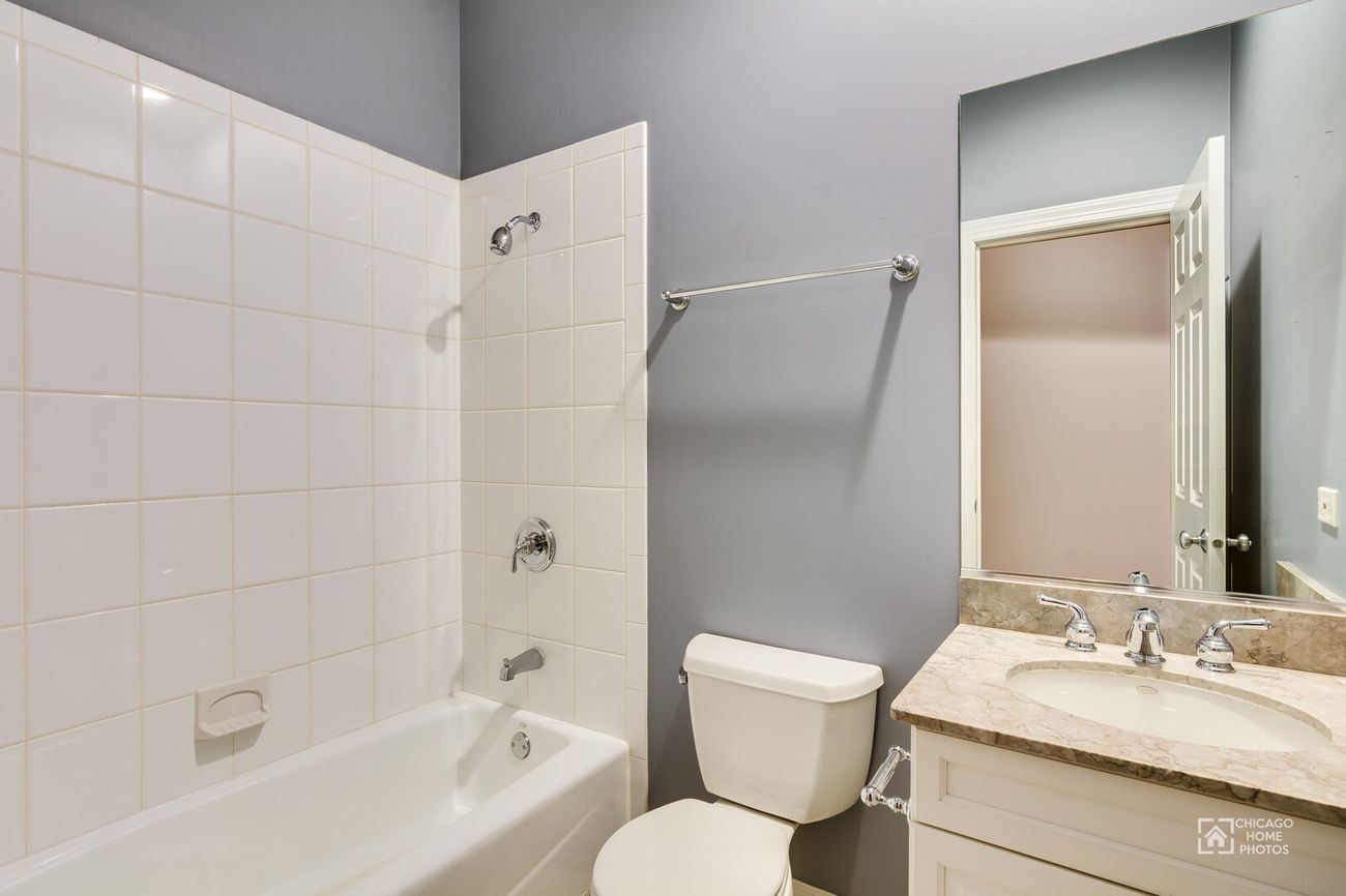 West Lakeview Duplex — upper-level bathroom